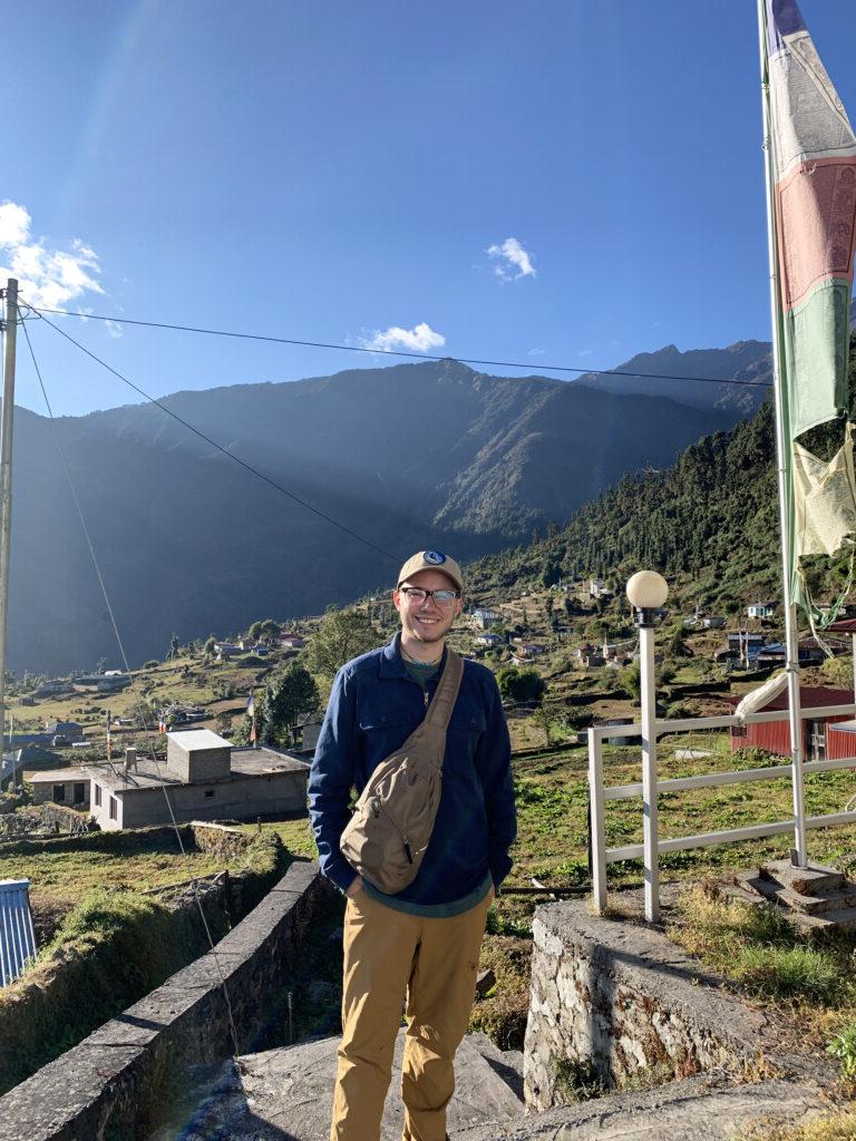 Joshua Jacoves ’23 study away in Nepal.